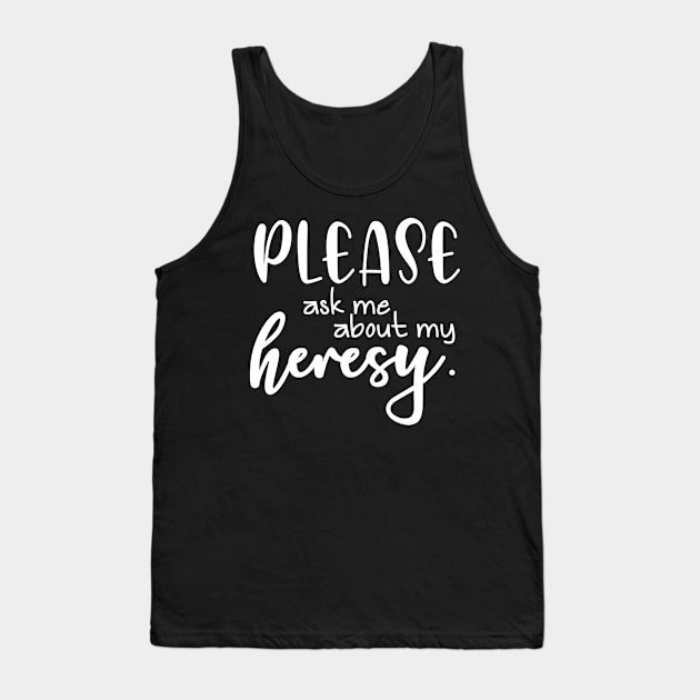 Dark Heresy Tank Top by Touch of Grayce